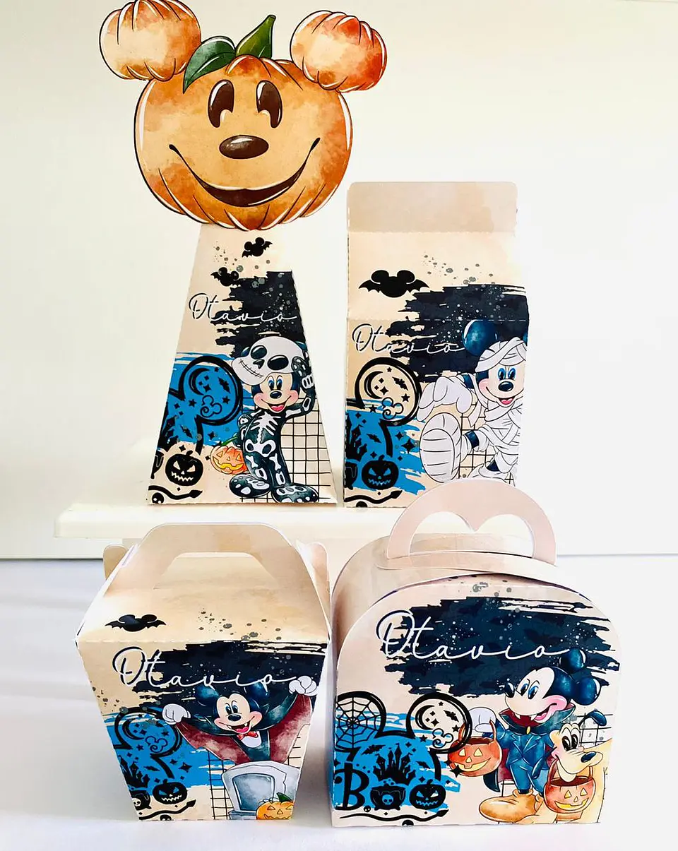 Arquivo de Corte Kit Combo Mickey Halloween 2 1