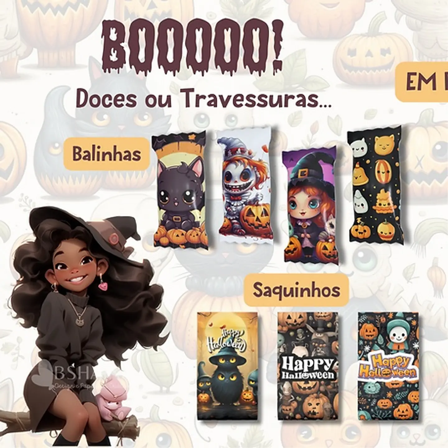 Arquivo de Corte Kit Combo Digital Halloween 1 1