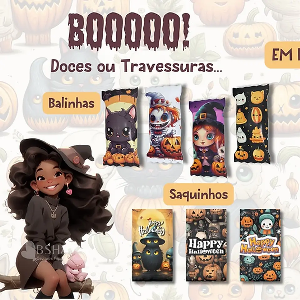 Arquivo de Corte Kit Combo Digital Halloween 1 1
