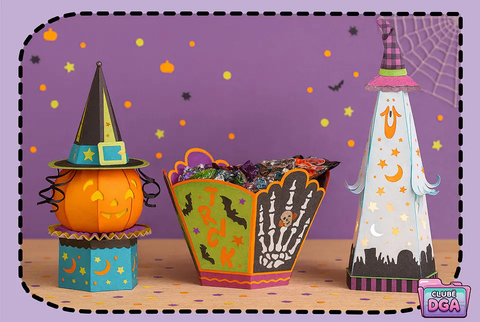 Arquivo de Corte Kit Combo Doces ou Travessuras Halloween 2 1