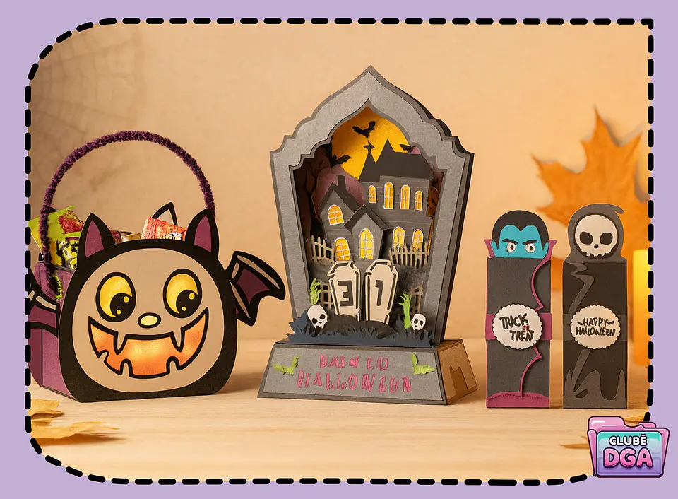 Arquivo de Corte Kit Combo Assustadores Halloween 1 1