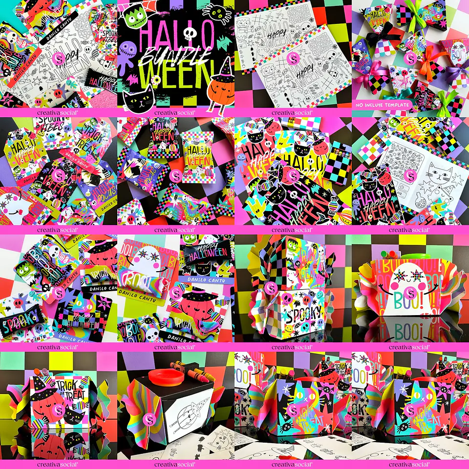 Arquivo de Corte Kit Combo Halloween 1 1