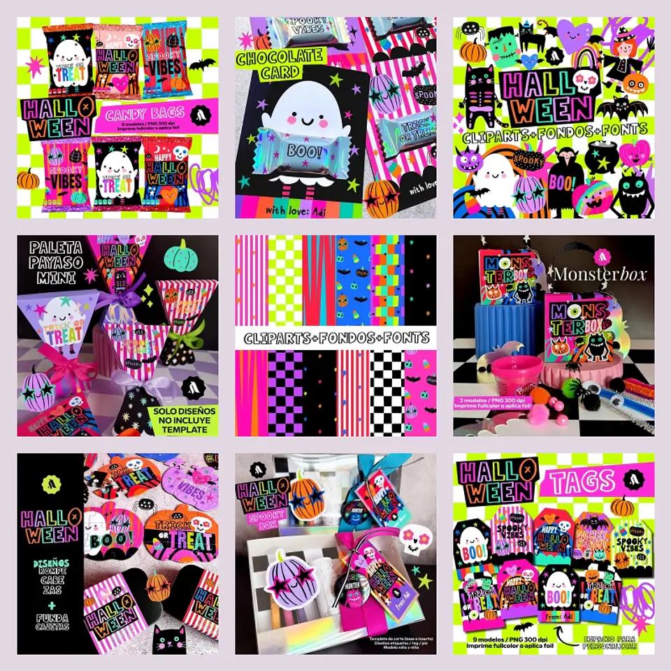 Arquivo de Corte Kit Combo Halloween 2 1