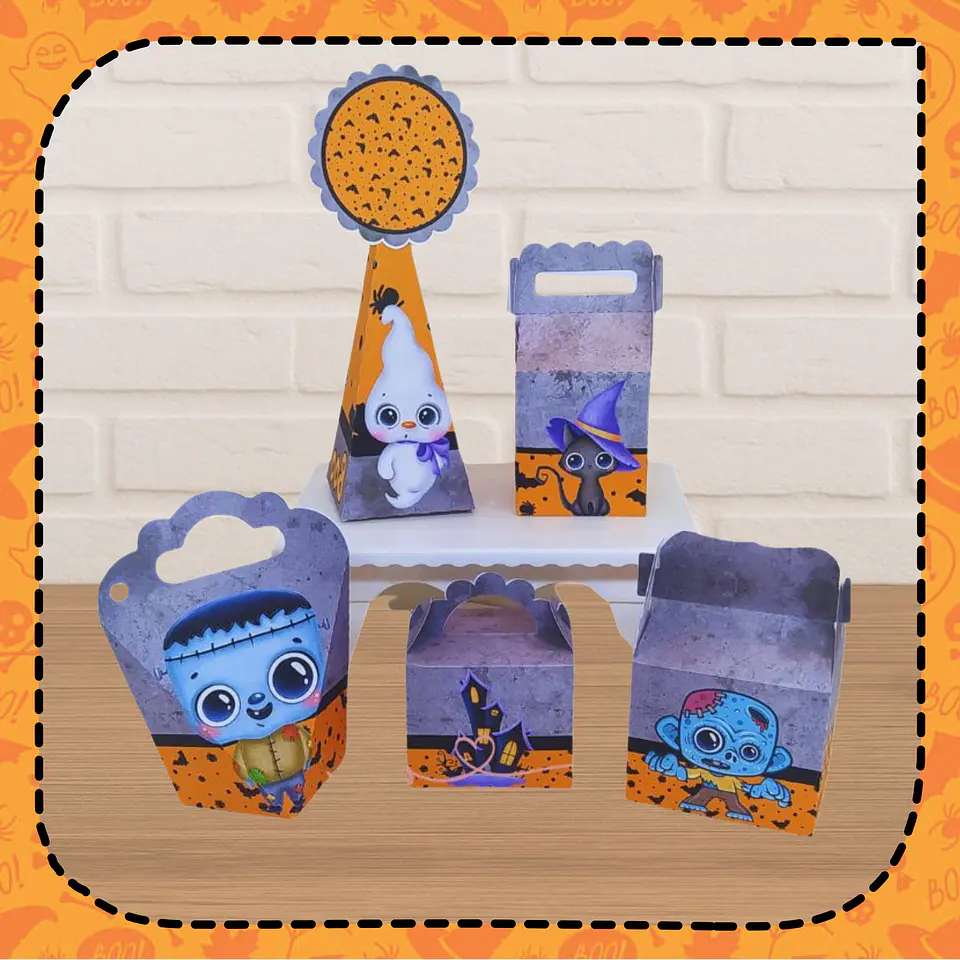 Arquivo de Corte Kit Combo Halloween 1 1