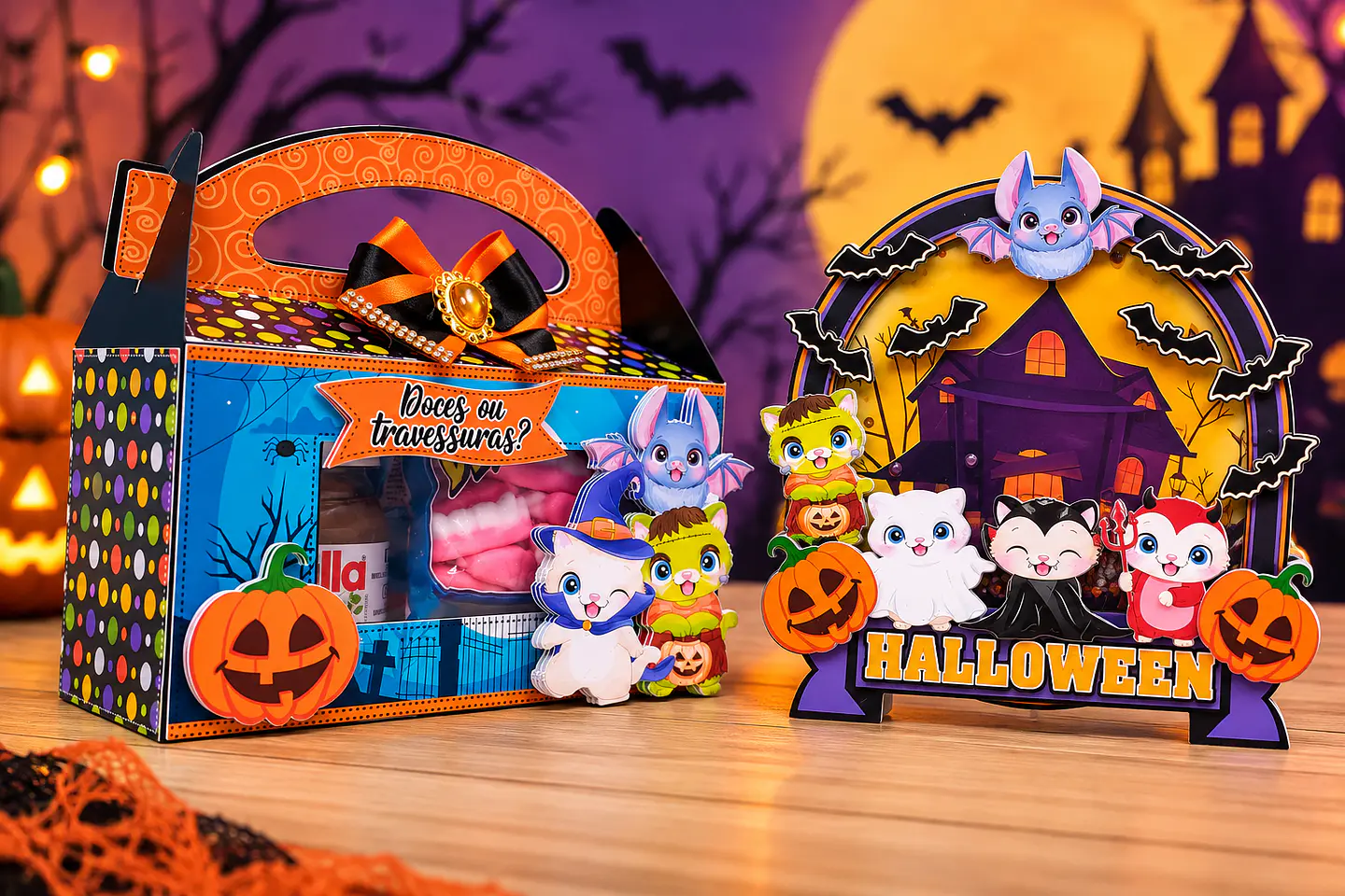 Arquivo de Corte Kit Combo Halloween 1 1