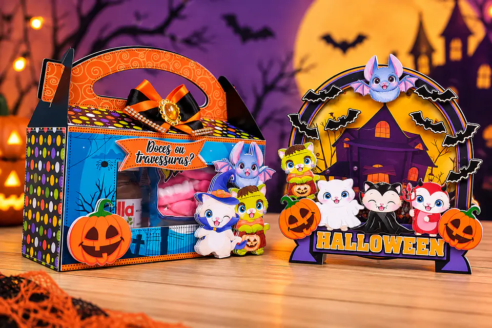 Arquivo de Corte Kit Combo Halloween 1 1