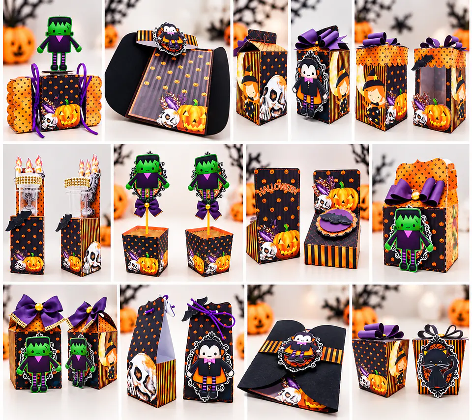 Arquivo de Corte Kit Combo Halloween 1 1
