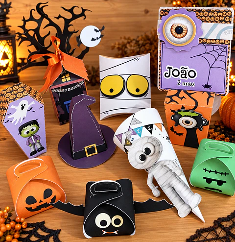 Arquivo de Corte Kit Combo Halloween 1