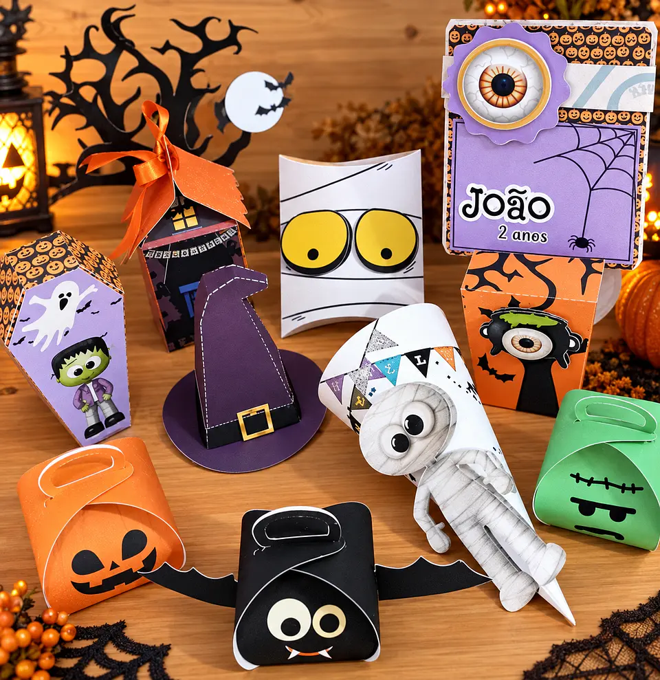 Arquivo de Corte Kit Combo Halloween 1 1