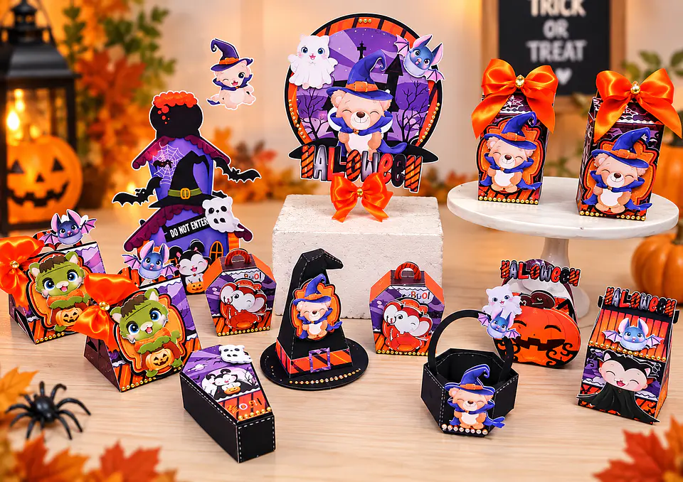 Arquivo de Corte Kit Combo Halloween 2 1