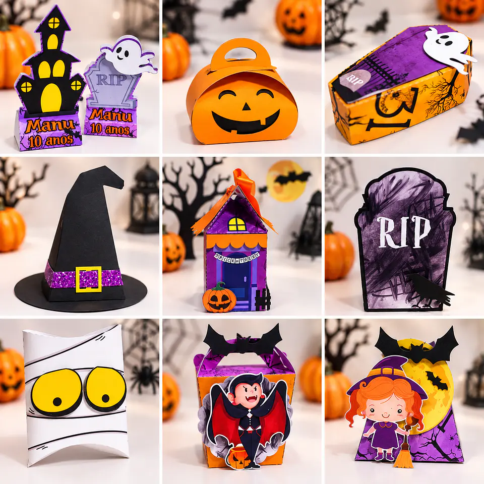 Arquivo de Corte Kit Combo Coletiva Halloween 1 1