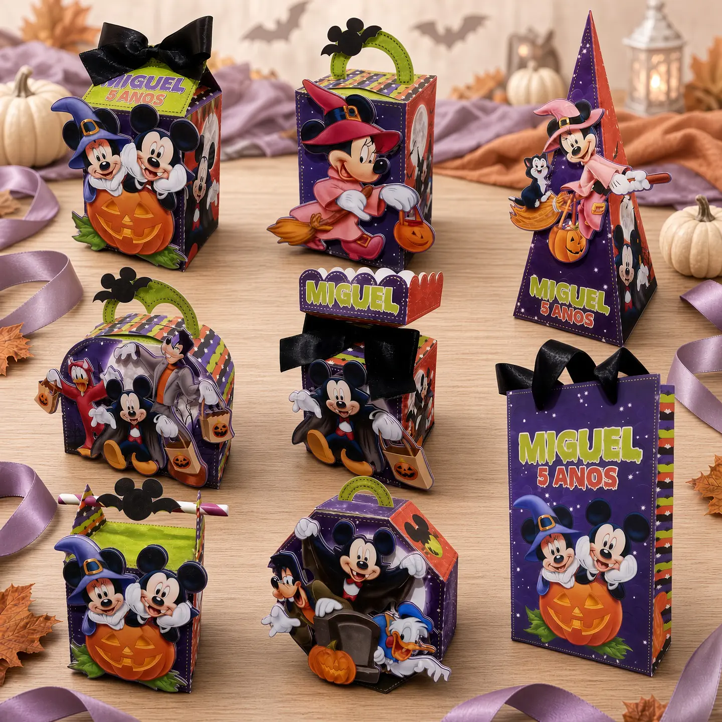 Arquivo de Corte Kit Combo do Mickey Halloween 1 1
