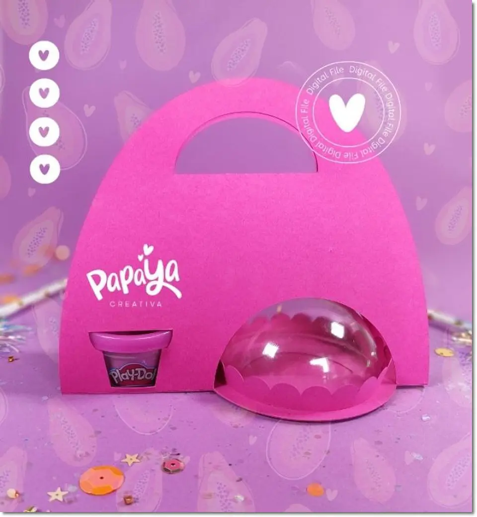 Arquivo de Corte Blister Base Play Doh Candy Holder Halloween 19 1