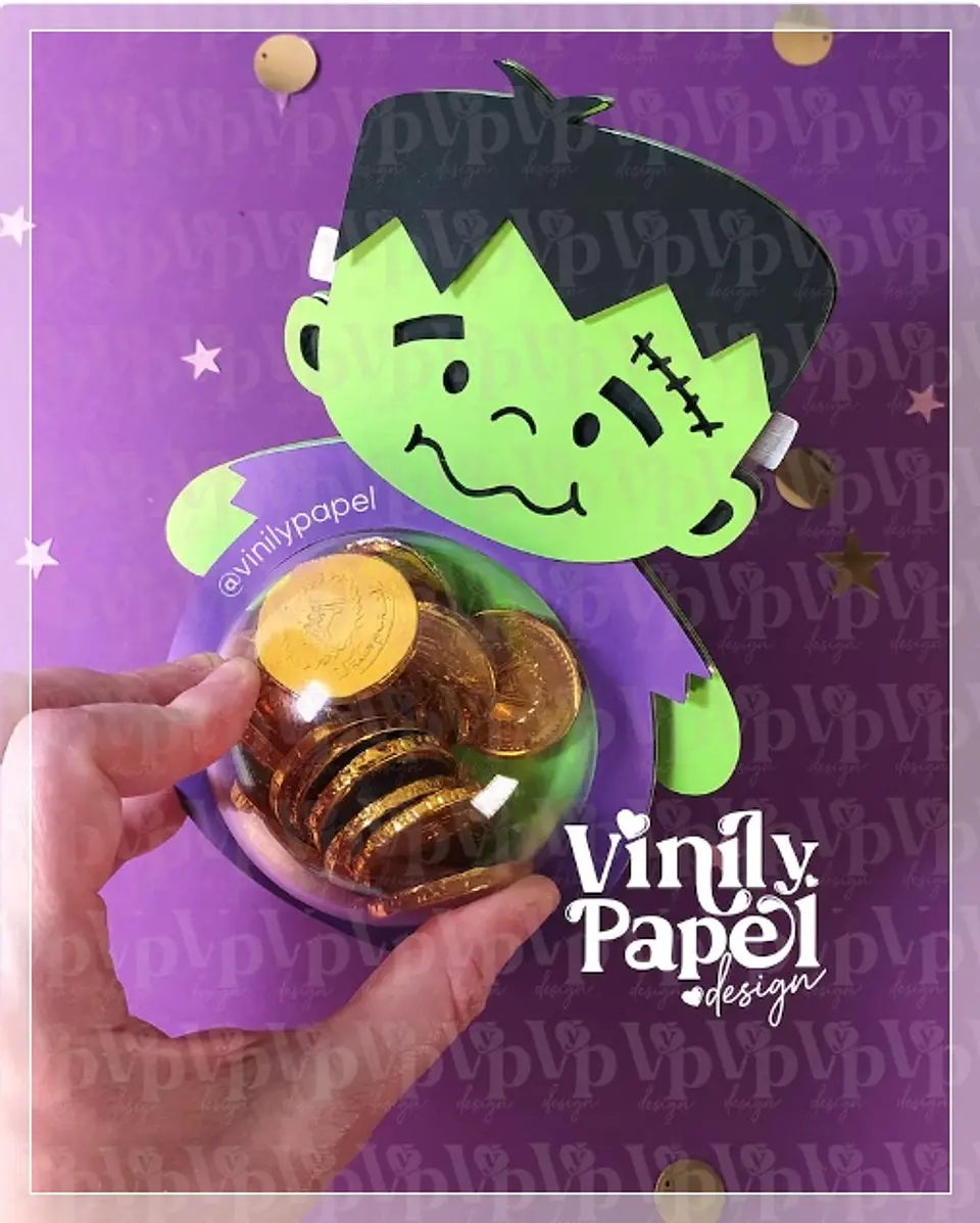 Arquivo de Corte Blister Vinily Frankenstein Halloween 5 1