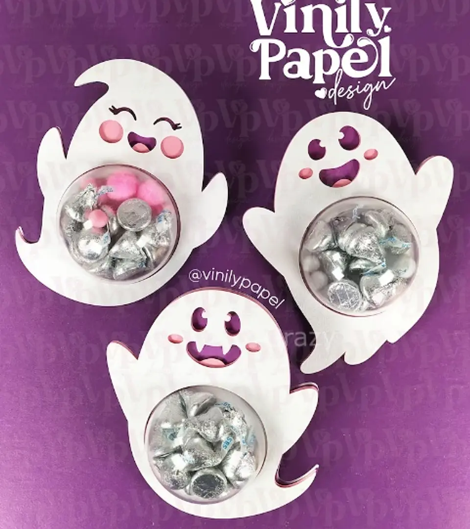 Arquivo de Corte Blister Ghosts Blister Halloween 4 1