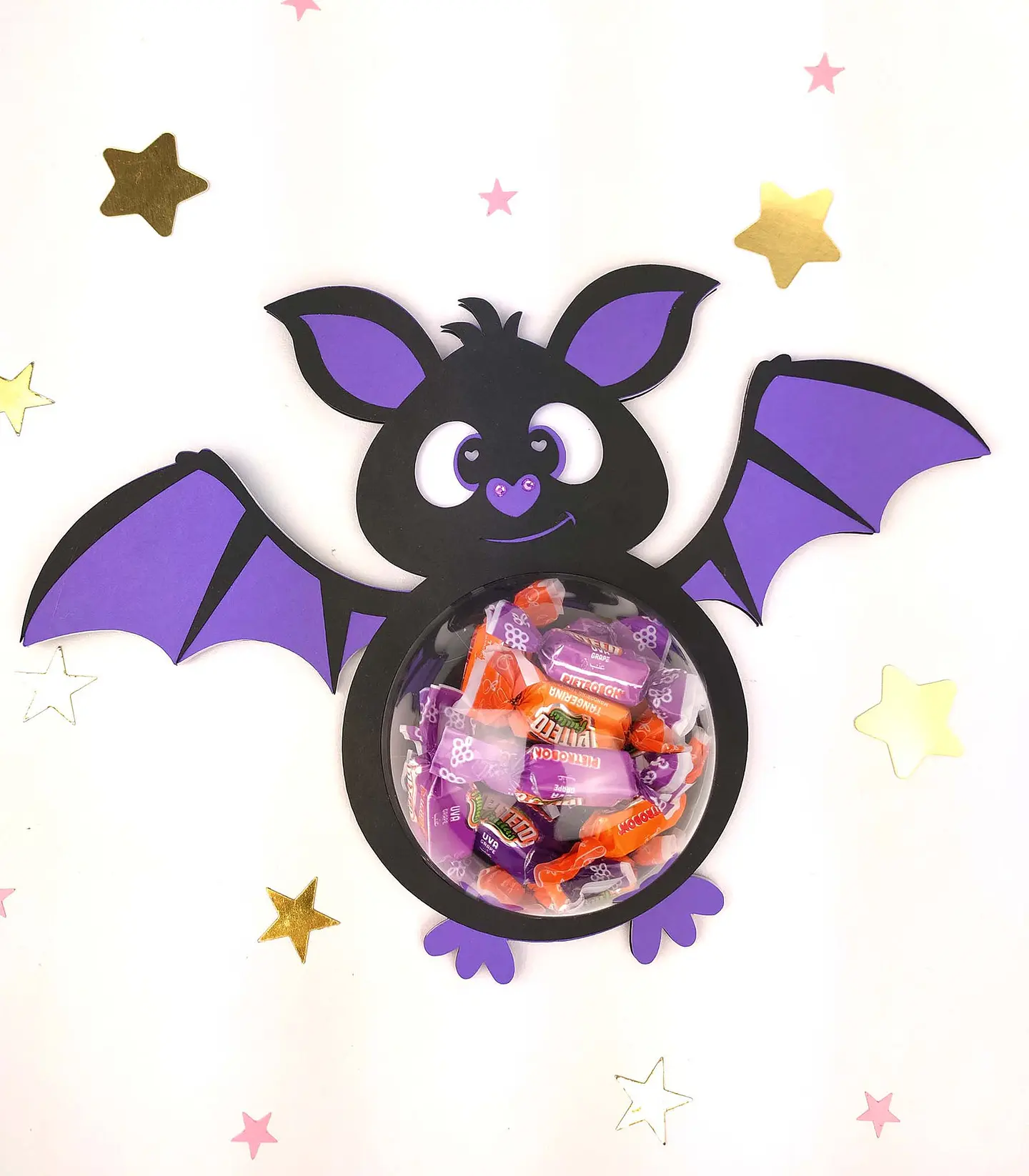 Arquivo de Corte Blister Lovely Bat Blister Halloween 1 1