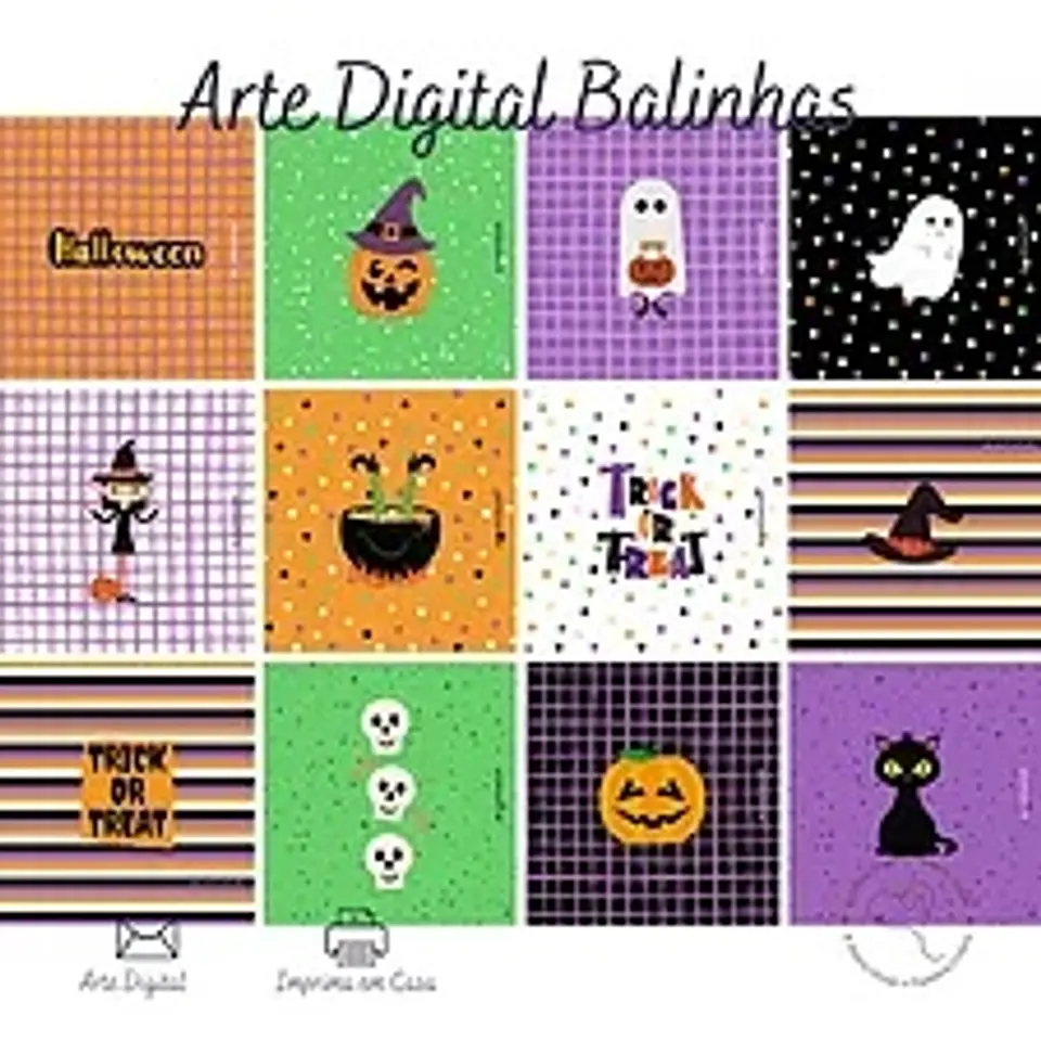 Arquivo de Corte Balinhas Arte Balinhas Halloween 1 1
