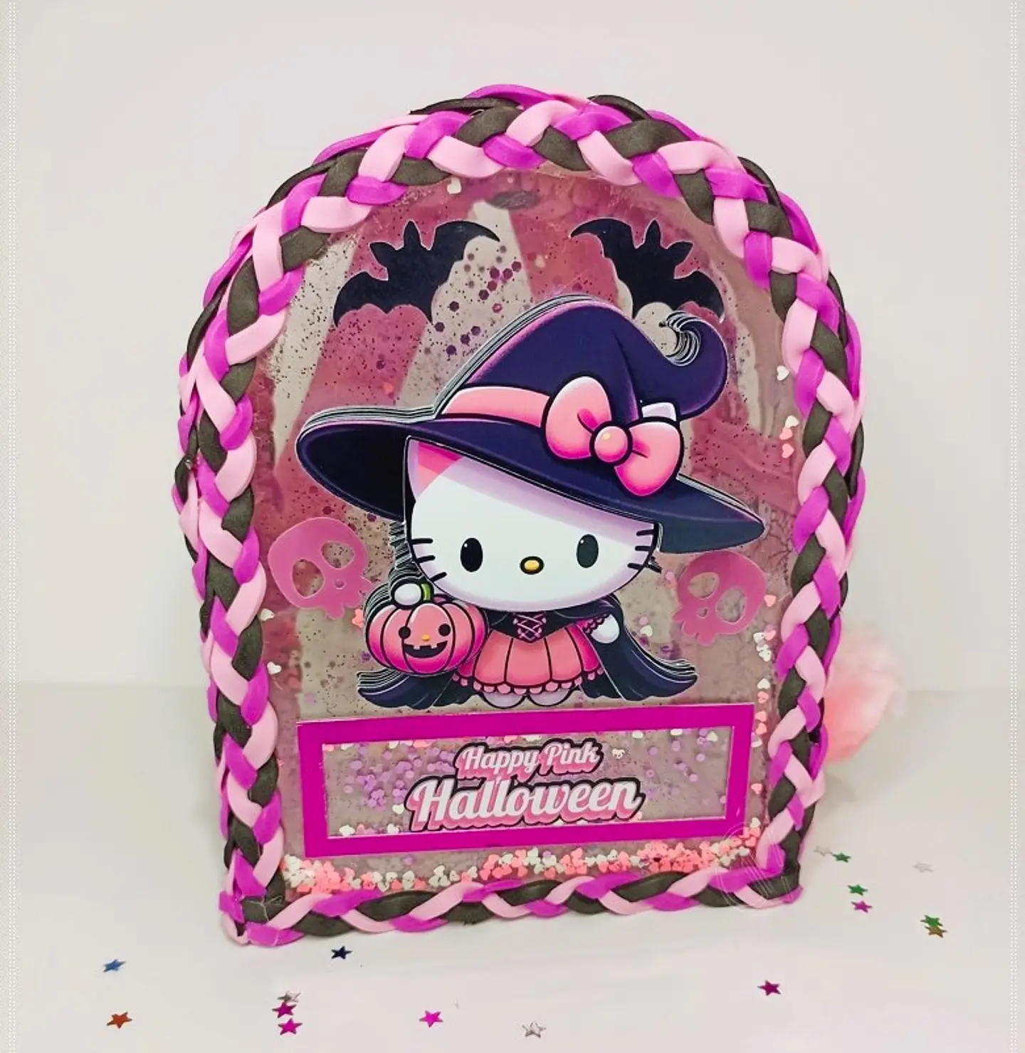 Arquivo de Corte Bolsinha Caixa Mochila HelloKitty Halloween 2 1