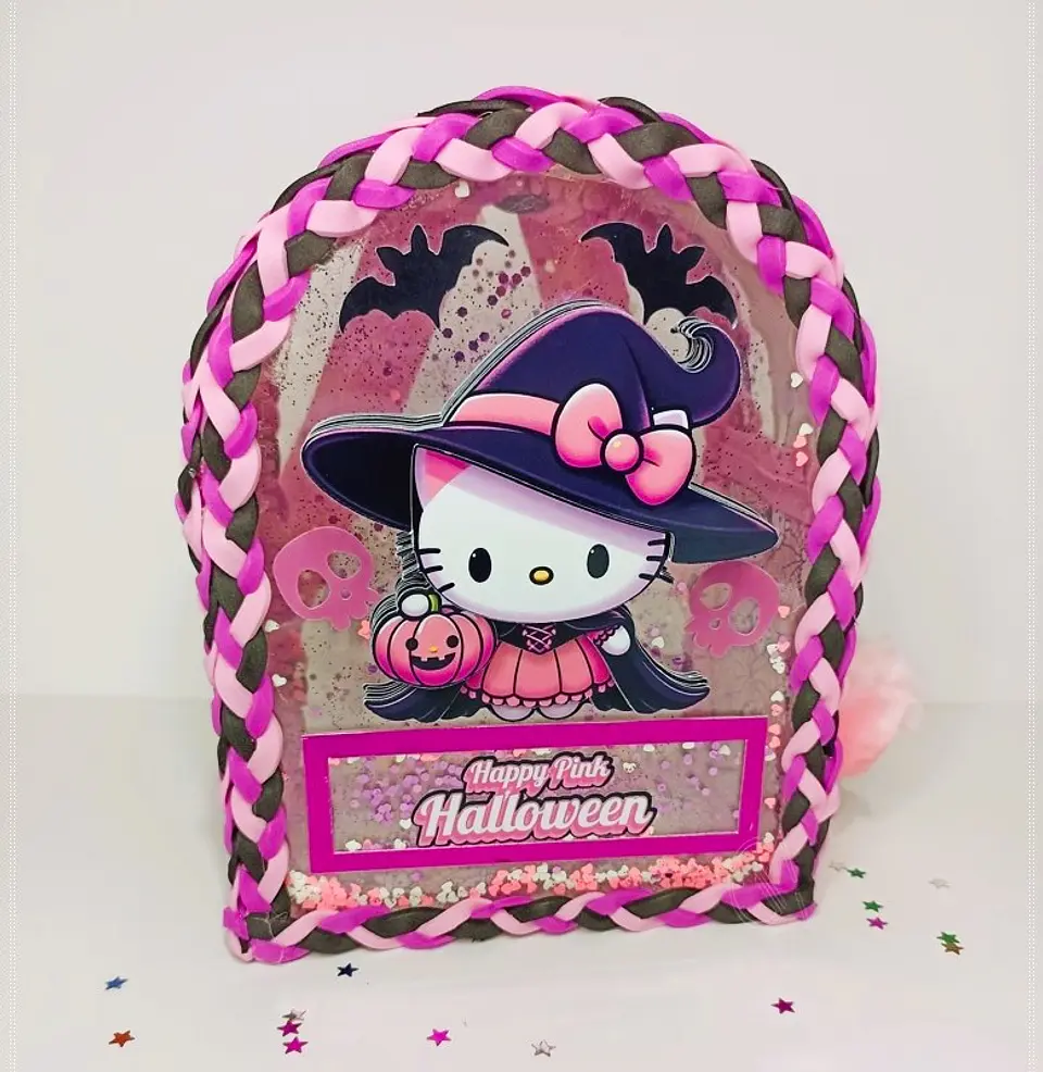Arquivo de Corte Bolsinha Caixa Mochila HelloKitty Halloween 2 1