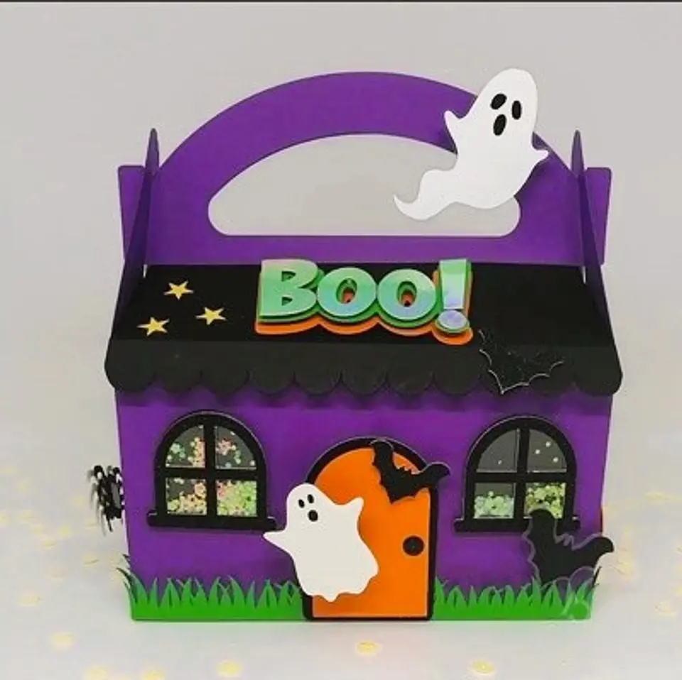Arquivo de Corte Bolsinha Party Box Maleta Alça Halloween 5 1