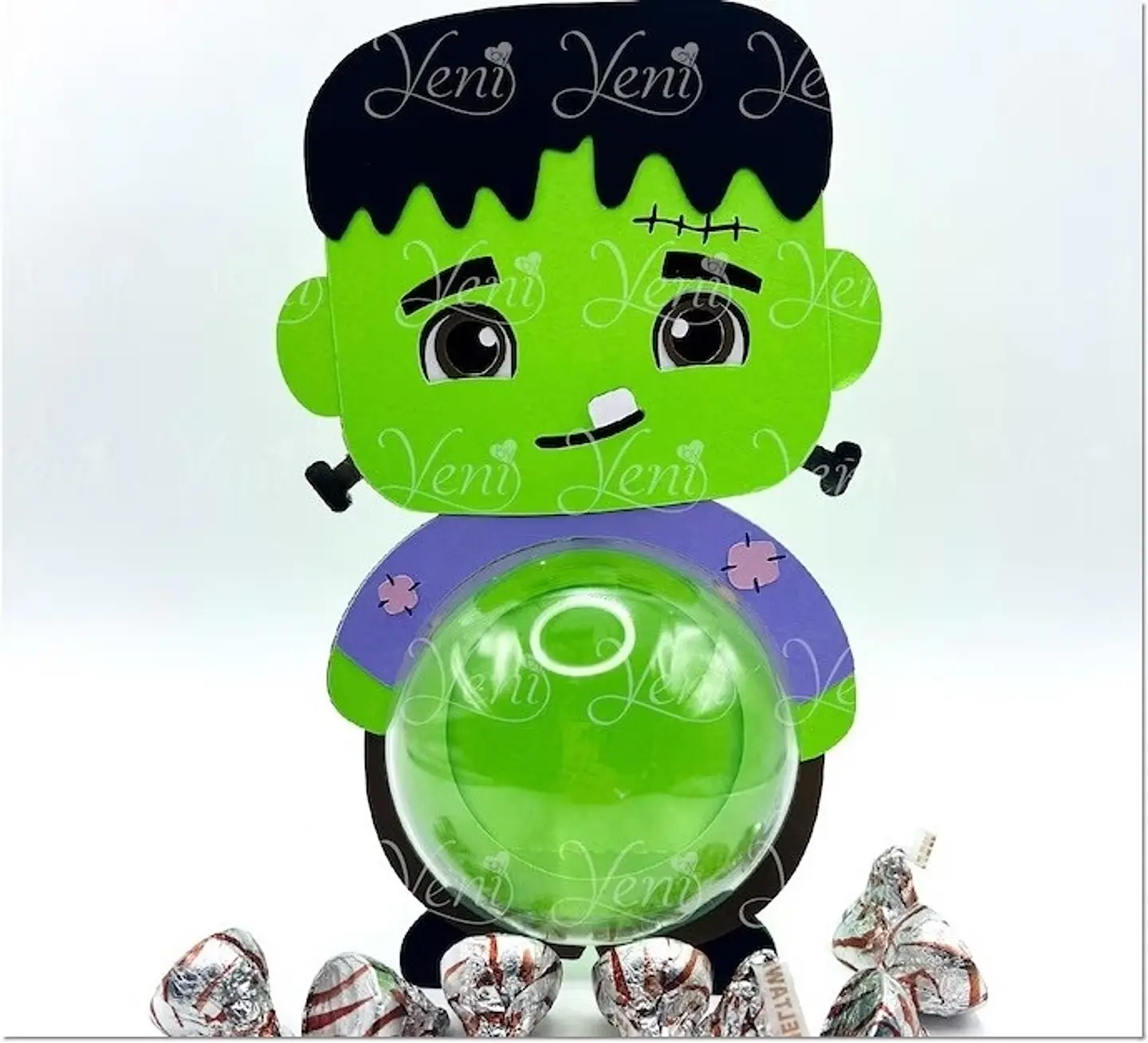 Arquivo de Corte Blister Blister Frankenstein Halloween 4 1