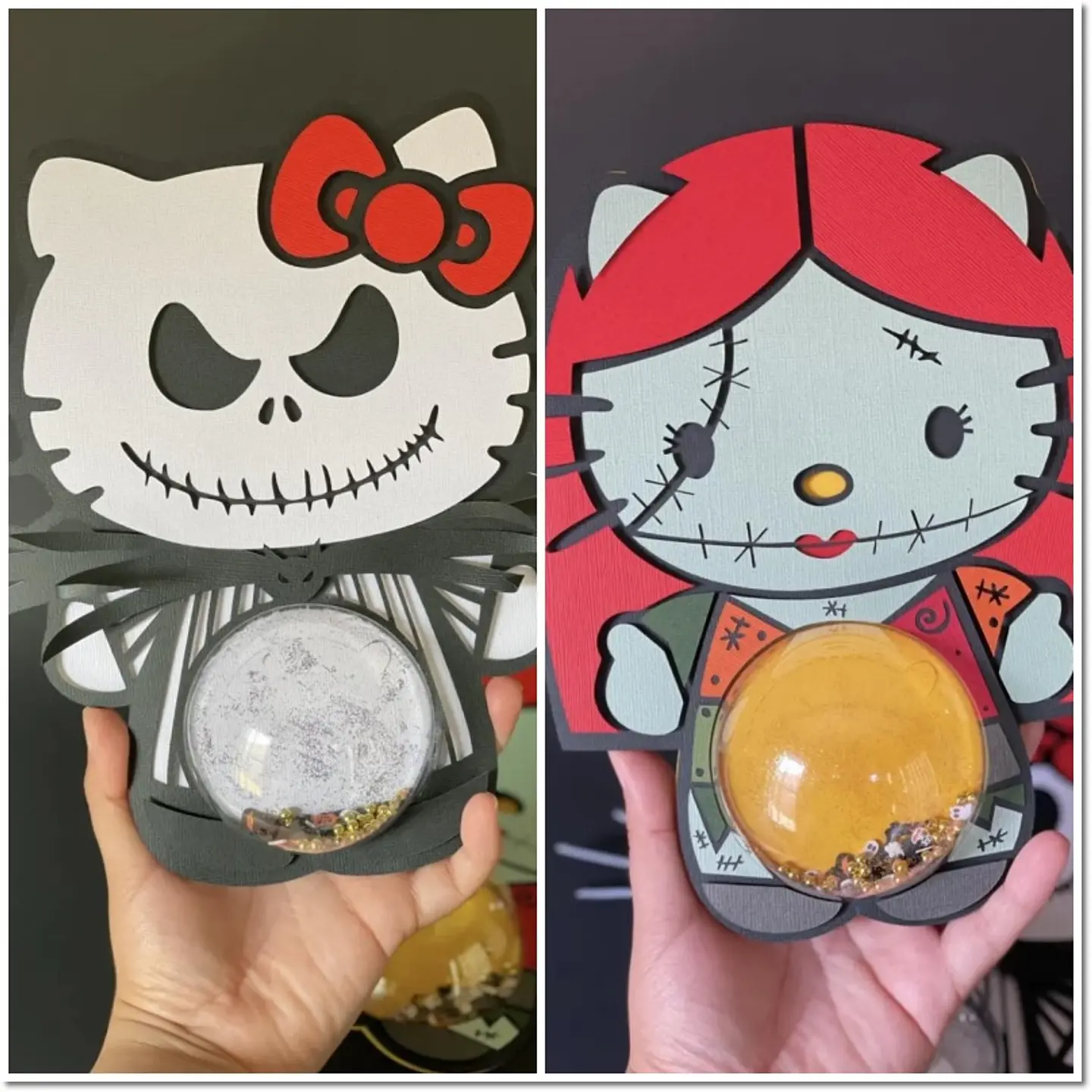 Arquivo de Corte Blister Blister Hello Kitty Halloween 1 1