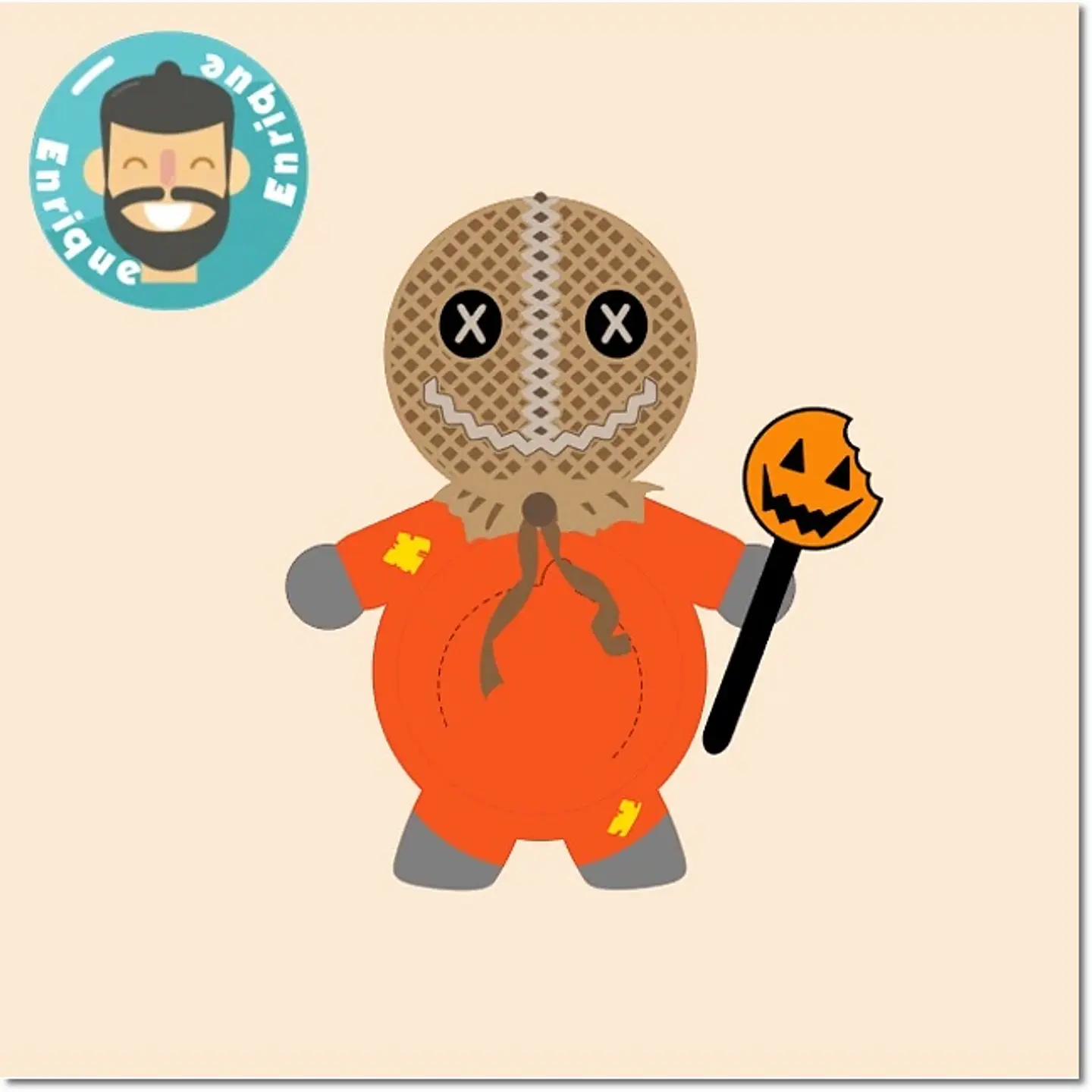 Arquivo de Corte Blister Card Blister Sam Trick Halloween 9 1