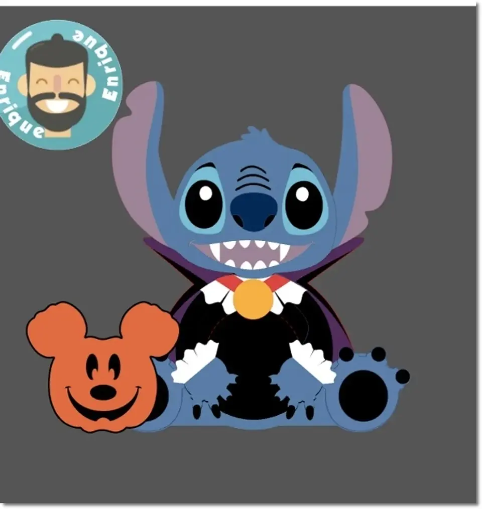 Arquivo de Corte Blister Card Blister Stitch Halloween 8 1