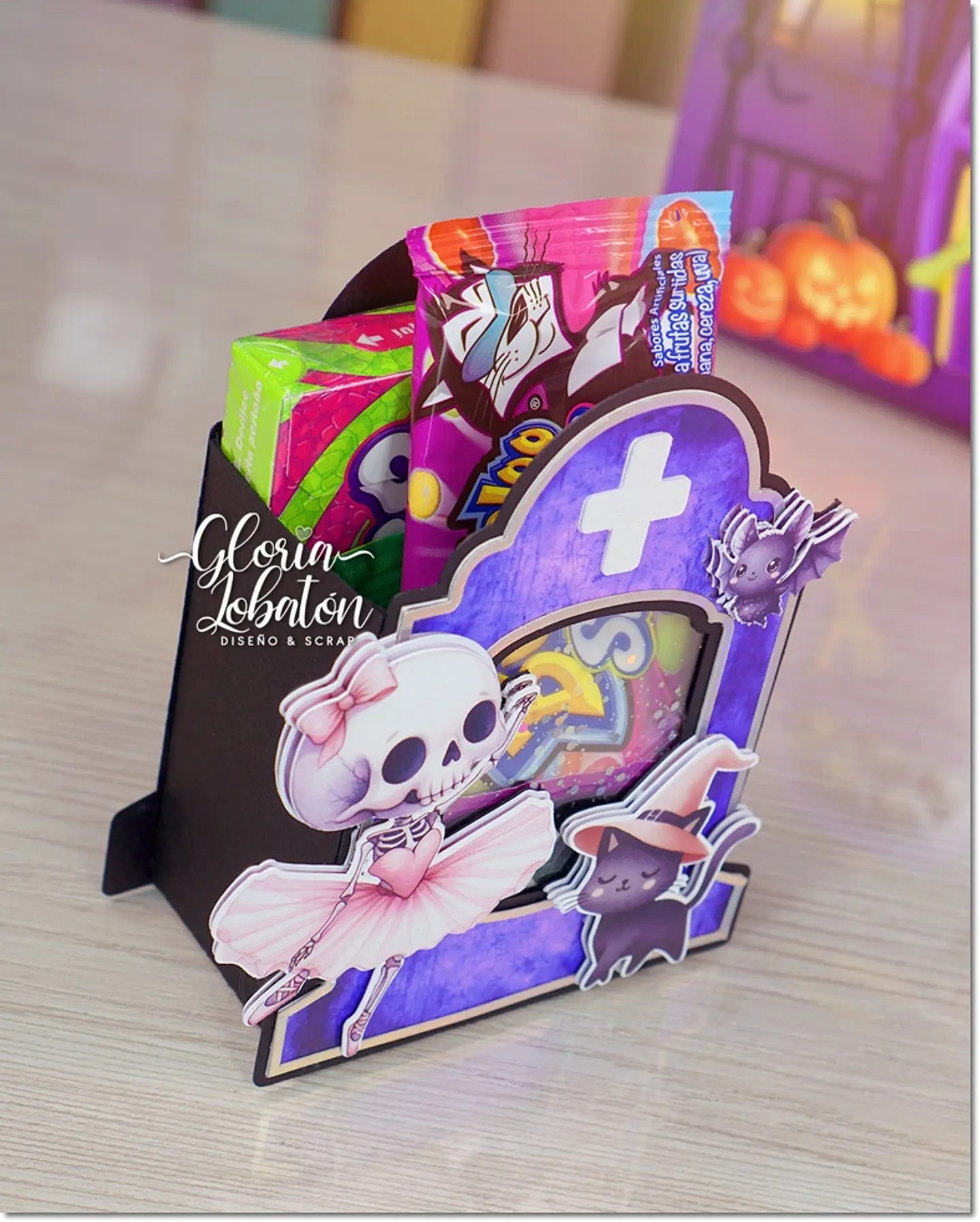 Arquivo de Corte Caixão - Cemitério Lápide Porta Doce Halloween 4 1