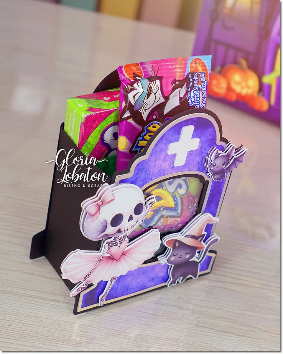 Arquivo de Corte Caixão - Cemitério Lápide Porta Doce Halloween 4 1
