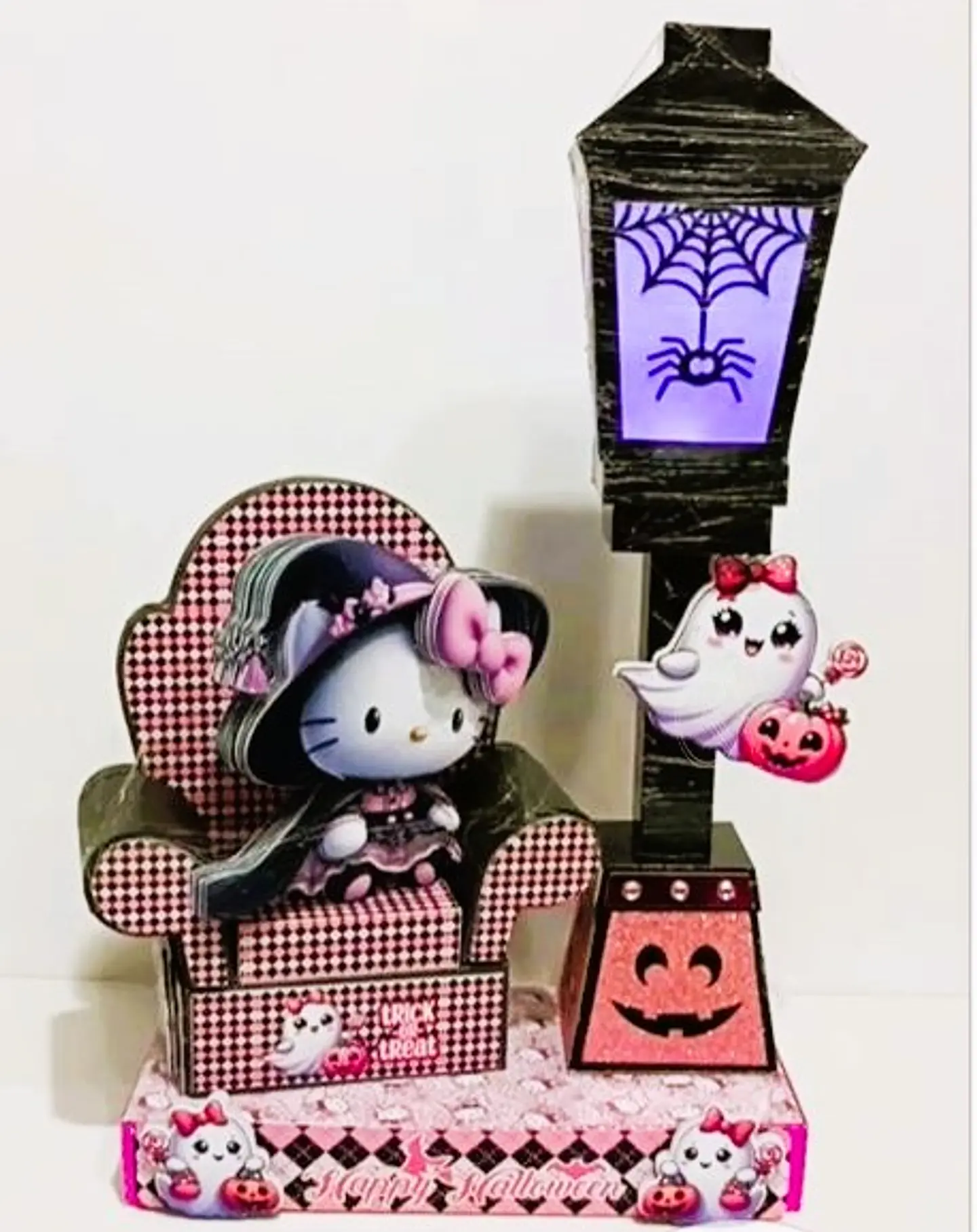 Arquivo de Corte Cenário - Casa Cenário Luminária Sofá Hello Kitty Halloween 5 1