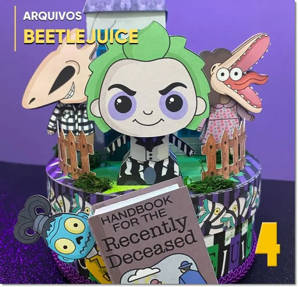 Arquivo de Corte Cenário - Casa Caixa Cenário Beetlejuice Halloween 2 1