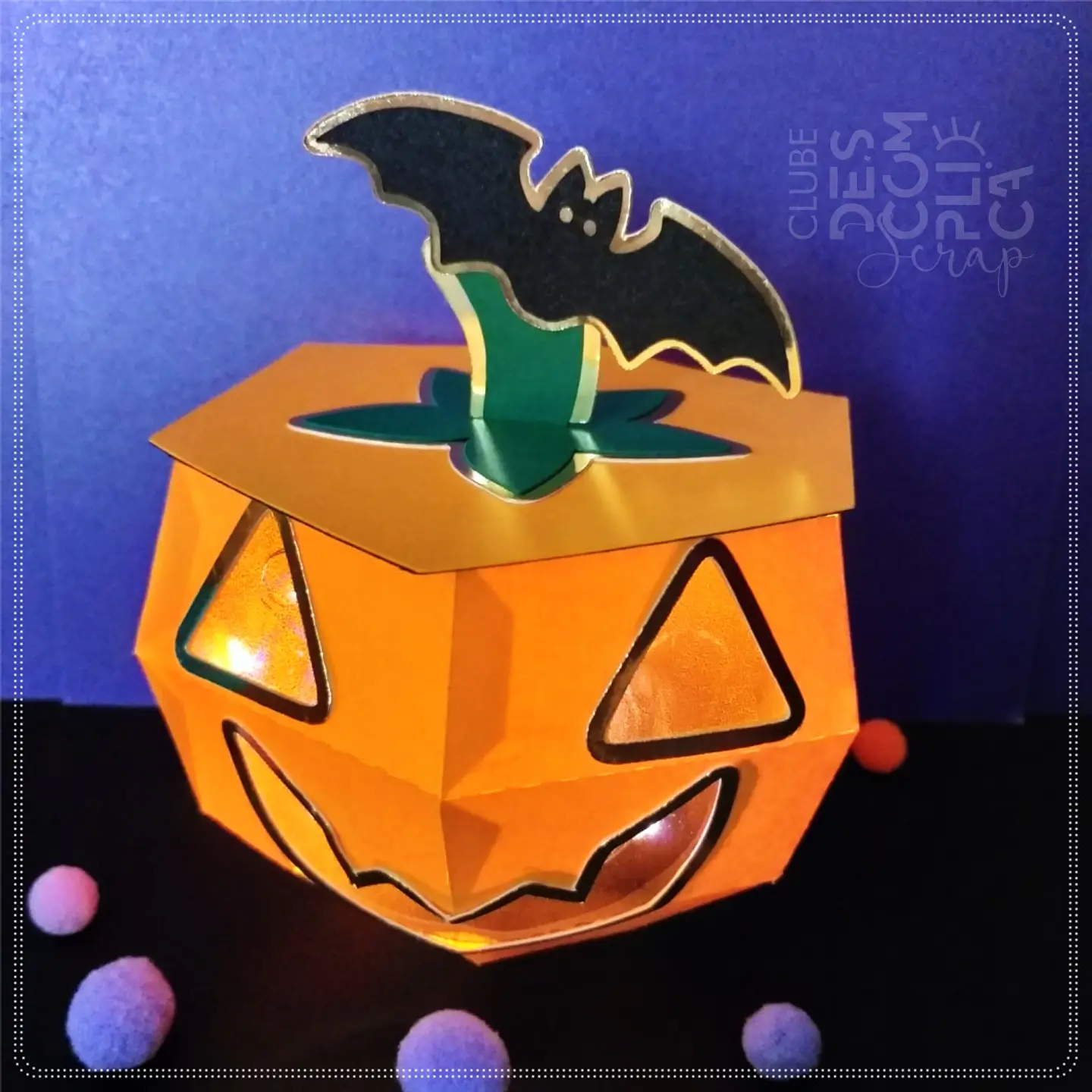 Arquivo de Corte Cestas - Bandejas Cesta Abóbora Doces Halloween 3 1