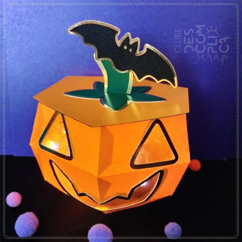 Arquivo de Corte Cestas - Bandejas Cesta Abóbora Doces Halloween 3 1