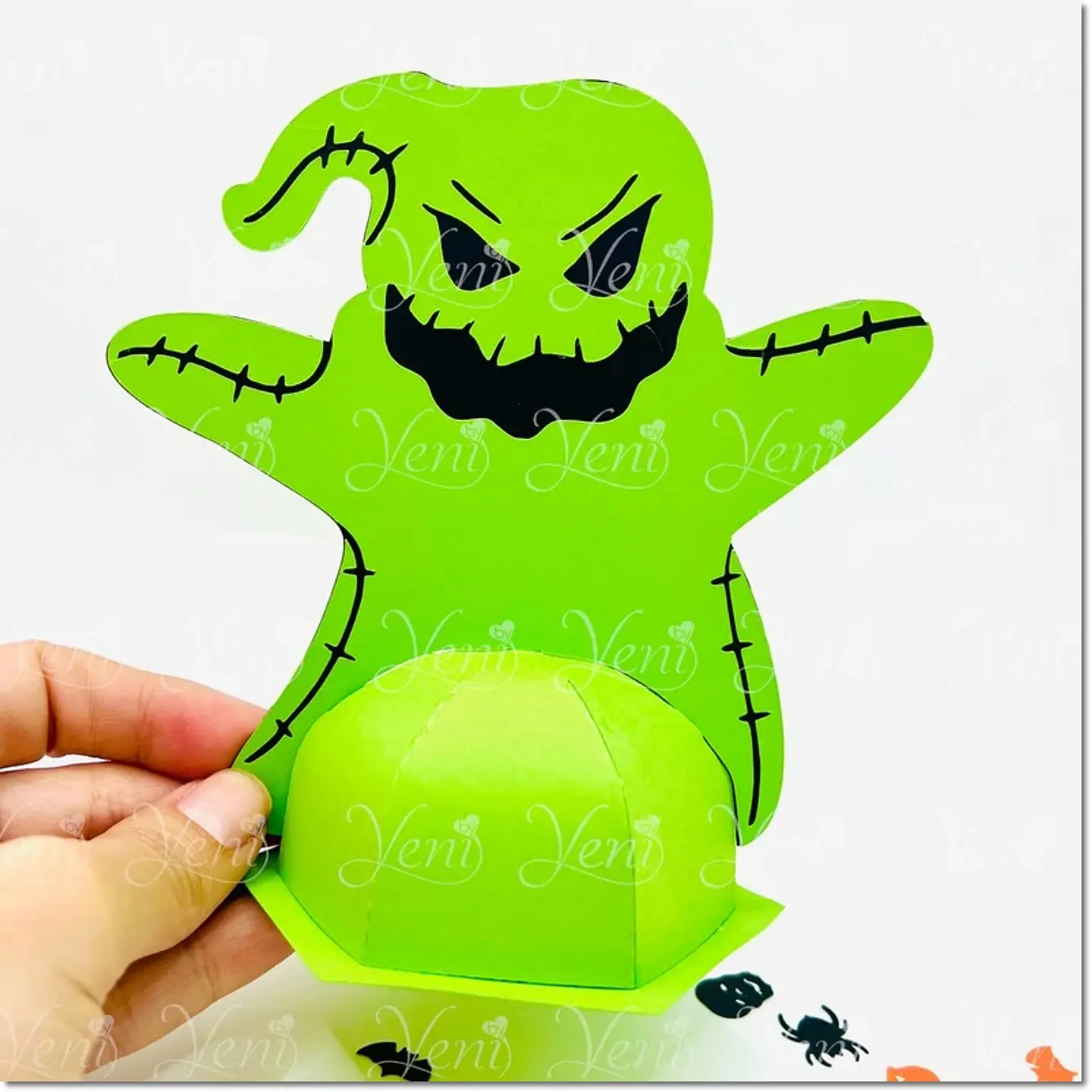 Arquivo de Corte Cx Doces Porta Doce Oogie Halloween 12 1