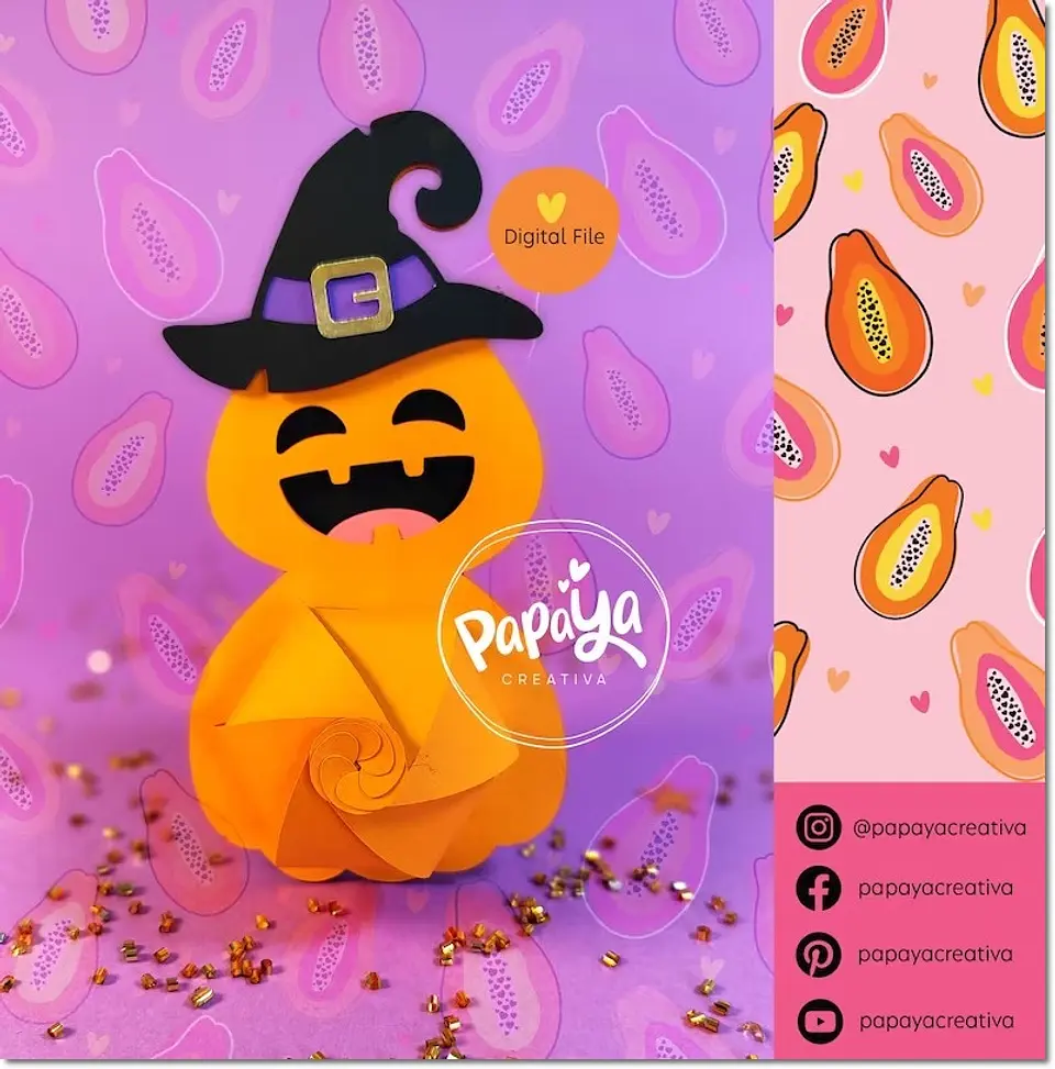 Arquivo de Corte Cx Doces Abóbora Doce Halloween 10 1