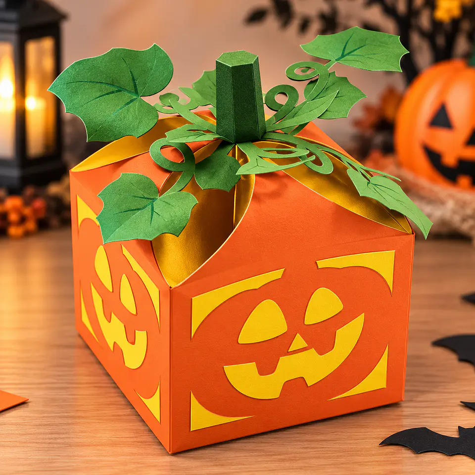 Arquivo de Corte Cx Doces Pumpikin Gift Box Halloween 4 1