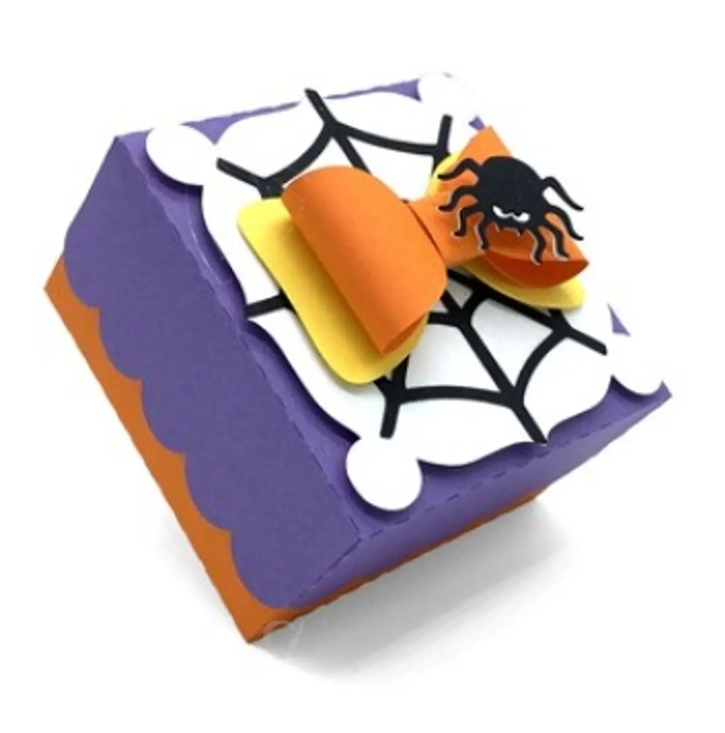 Arquivo de Corte Cx Doces Bow Tie Spider Doce Halloween 6 1