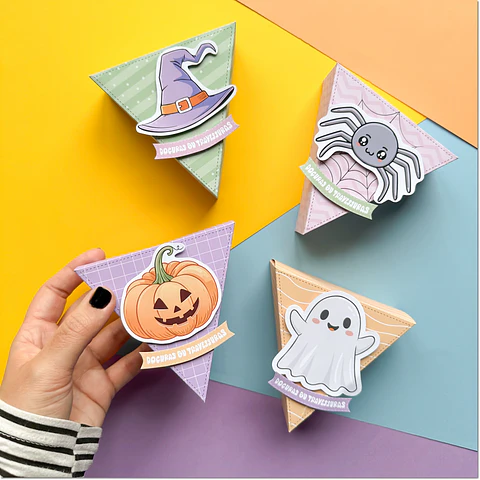 Arquivo de Corte Cx Doces Caixa de Doce Halloween 2