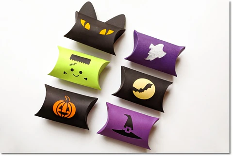 Arquivo de Corte Cx Doces Caixa Almofada Halloween 1