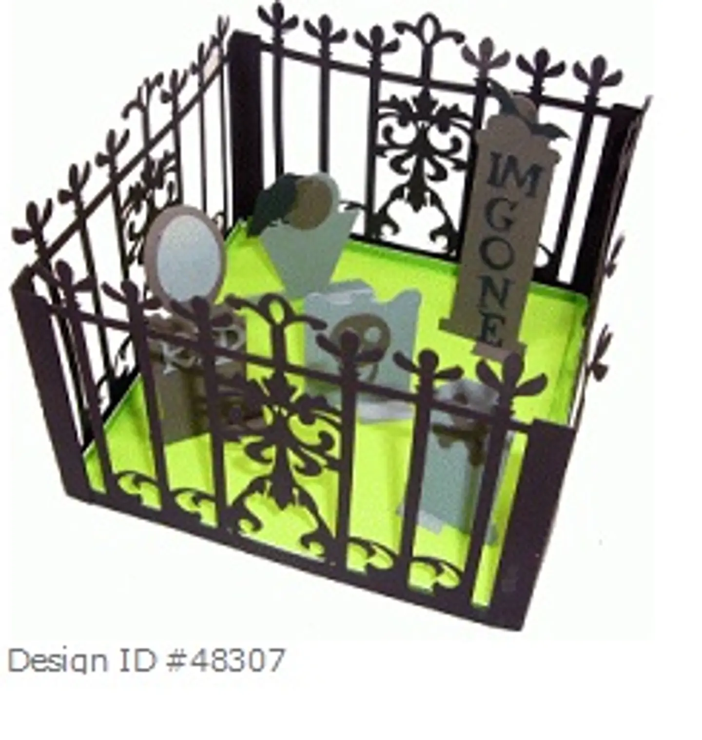 Arquivo de Corte Caixão - Cemitério Graveyard ID # Halloween Verificar 24 1