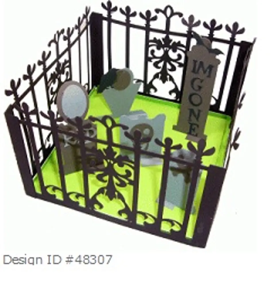 Arquivo de Corte Caixão - Cemitério Graveyard ID # Halloween Verificar 24 1
