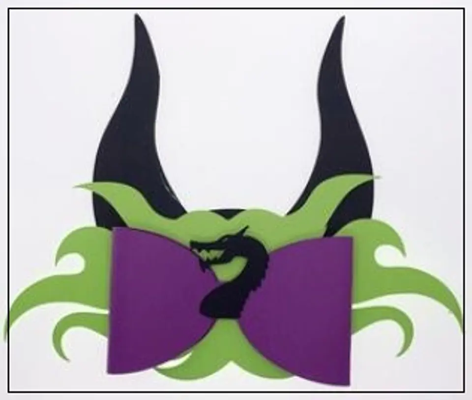 Arquivo de Corte Laços Evil Fairy Bow Laço Halloween 97 1