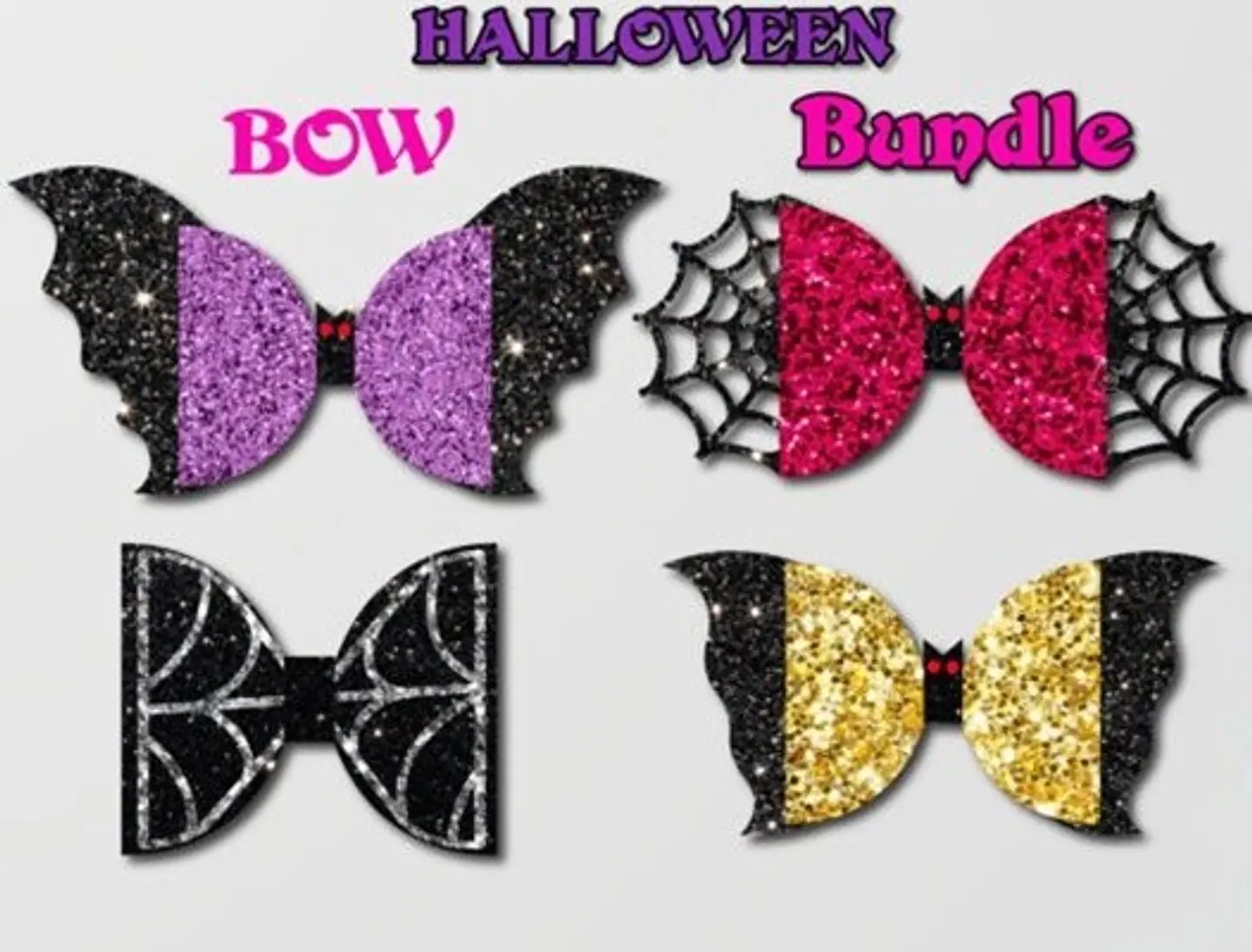 Arquivo de Corte Laços Bow Bundle Laços Halloween 96 1