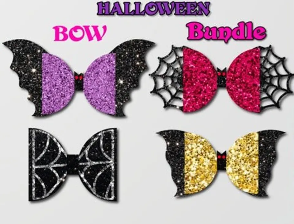 Arquivo de Corte Laços Bow Bundle Laços Halloween 96 1