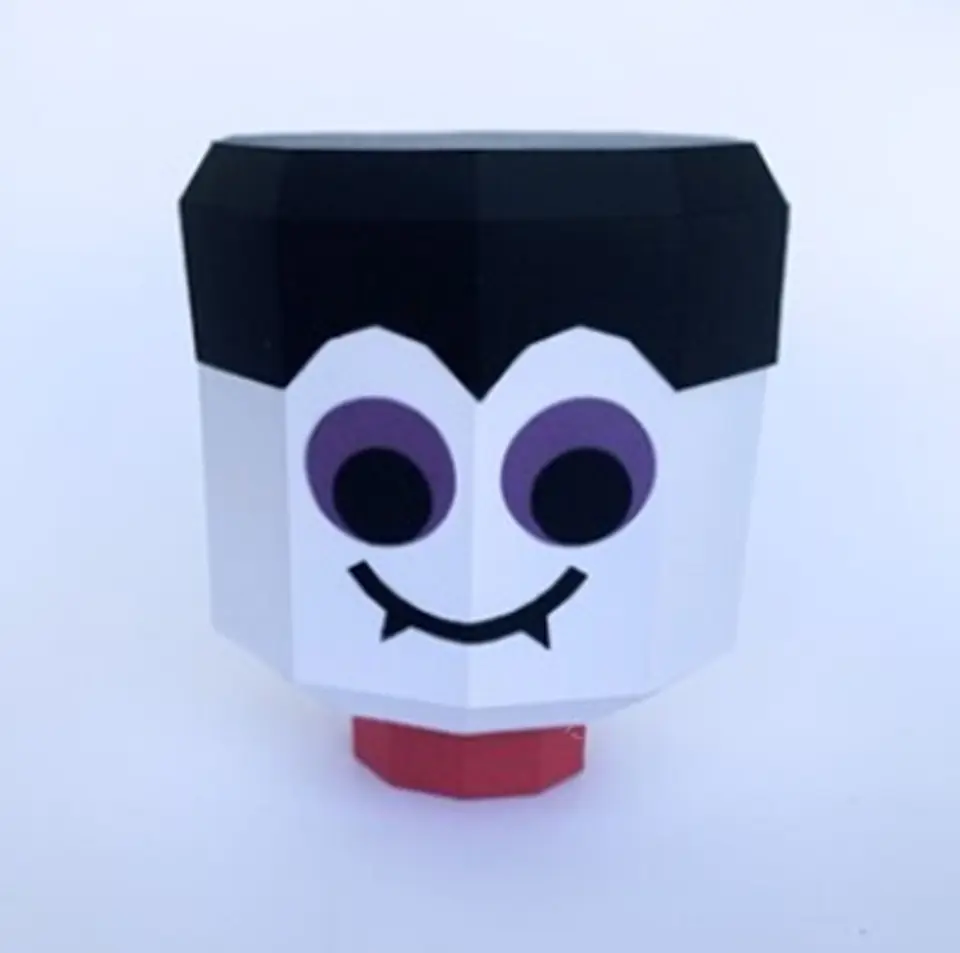 Arquivo de Corte Low Poly Vampire Box Halloween 4 1