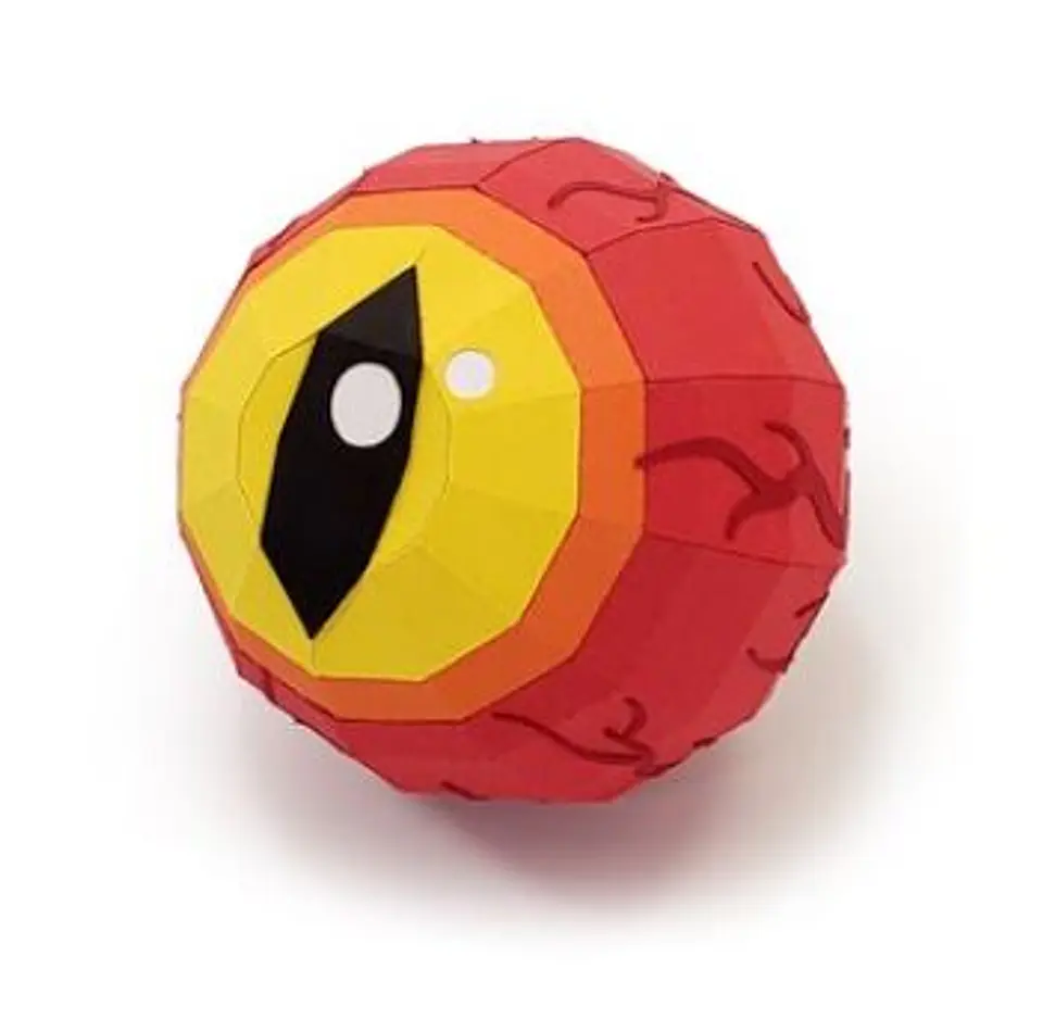 Arquivo de Corte Low Poly Monster Eyeball Halloween 15 1