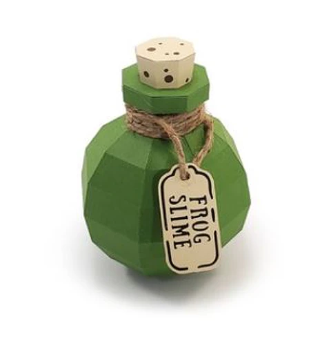 Arquivo de Corte Low Poly Frog Slime Potion Halloween 14