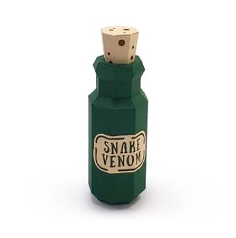 Arquivo de Corte Low Poly Snake Venom Potion Halloween 13