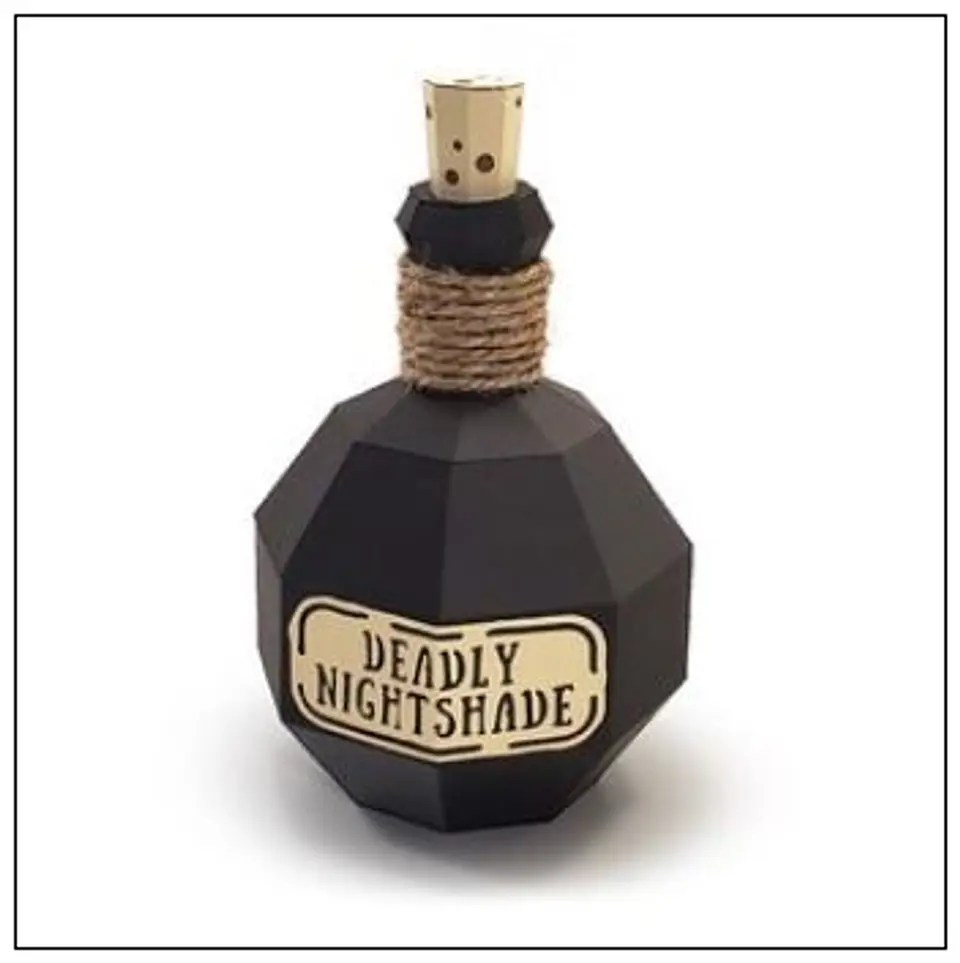 Arquivo de Corte Low Poly Deadly Nightshade Potion Halloween 8 1